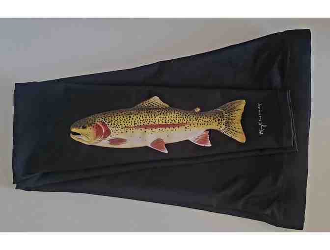 Rainbow Trout Leggings and Brown Trout Clutch