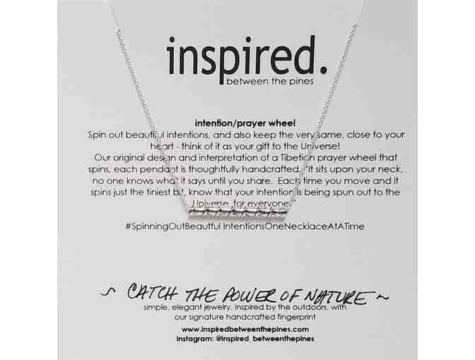 Prayer Wheel Necklace by Inspired between the Pines