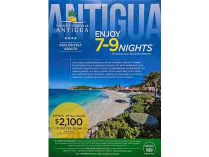 Pineapple Beach Club Antigua EXCLUSIVELY ADULTS! Discount Certificate