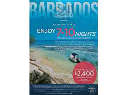 The Club Barbados Resport and Spa EXCLUSIVELY ADULTS! Discount Certificate