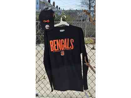 Bengals XL long sleeve T-Shirt and Hat