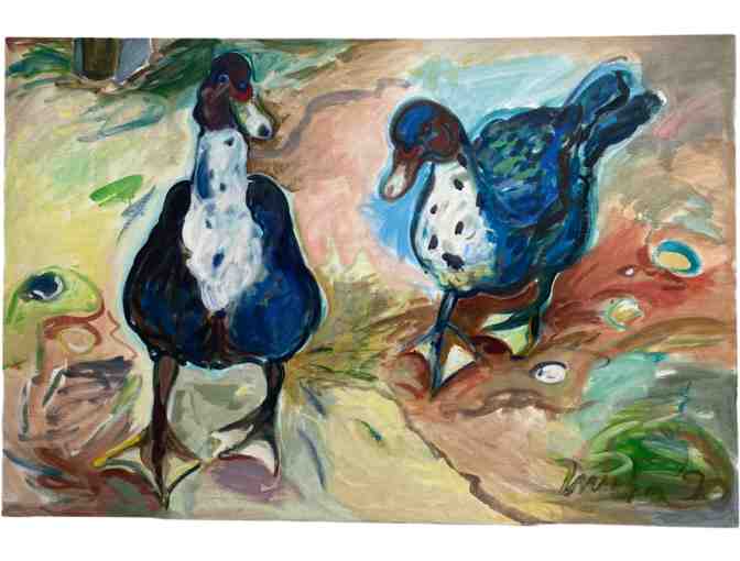 'Stewart's Ducks' - Painting by Patty Mucha