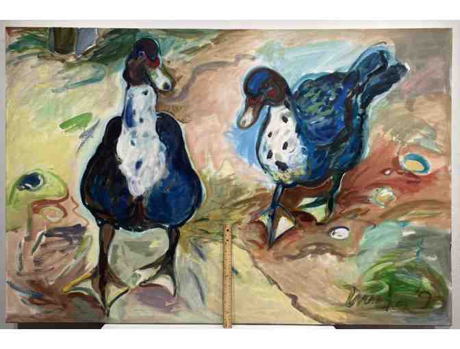 'Stewart's Ducks' - Painting by Patty Mucha