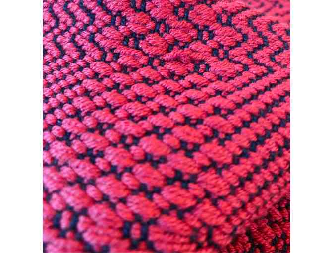 Red Merino Wool Shawl
