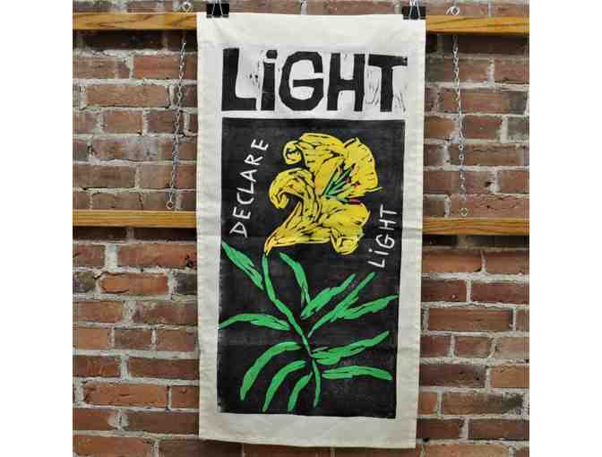 Bread and Puppet 'Declare Light' Banner