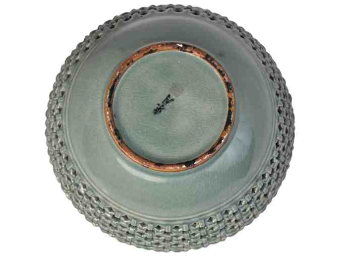 Korean Celadon Reticulated Vase