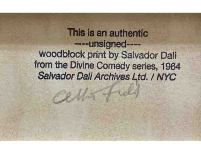 Original Salvador Dali Woodblock Print