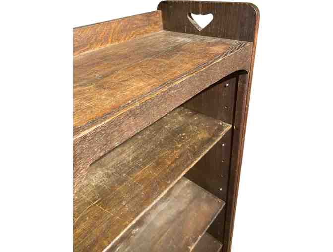 Antique 1800's Authentic Oak Mission Bookcase