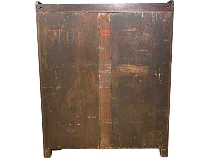 Antique 1800's Authentic Oak Mission Bookcase
