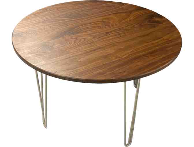 42' Round Walnut Table