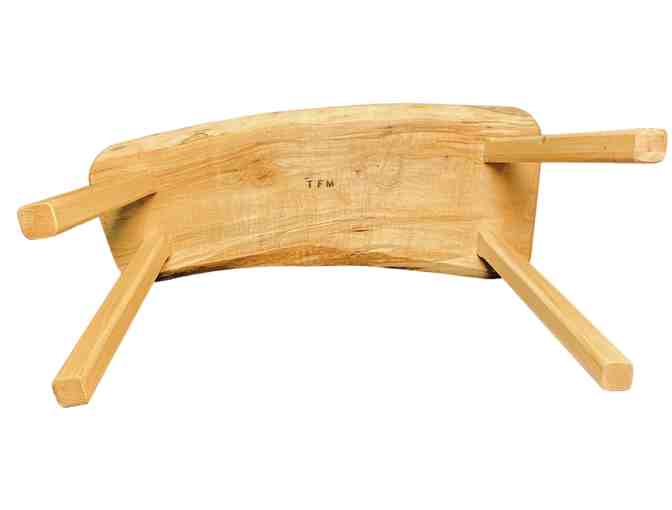 Handcrafted Sugar Maple Bench by Peacham Woodworks