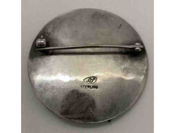 Sterling Silver Flower Brooch by Luella Schroeder
