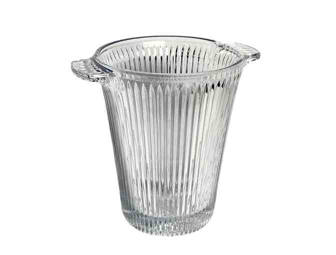 Mikasa Diamond Fire Vintage Crystal Champagne Bucket with Bordeaux Blanc