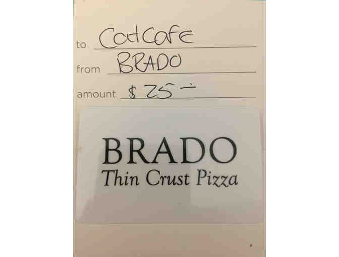 $25 Brado Thin Crust Pizza Gift Certificate