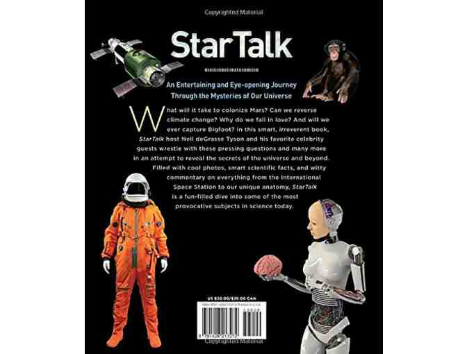 NEIL DEGRASSE TYSON Autographed copy of 'Star Talk'