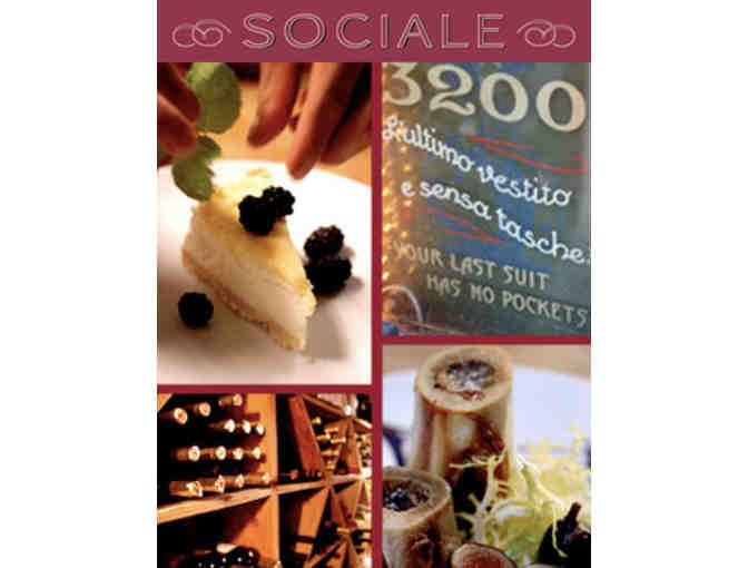 Sociale Restaurant - $100 Gift Certificate - Photo 1