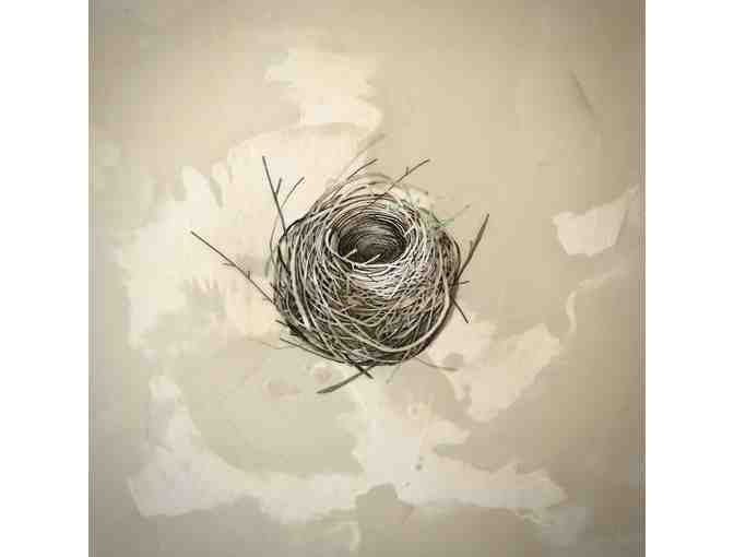 Artwork by Sheila Ghidini - "Nest with Turquoise Thread" - Photo 1