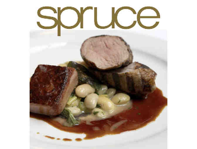 Spruce Restaurant $200 Gift Certificate