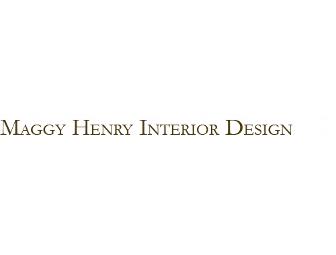 Two hours of interior design consultation with Maggie Henry Interior Design