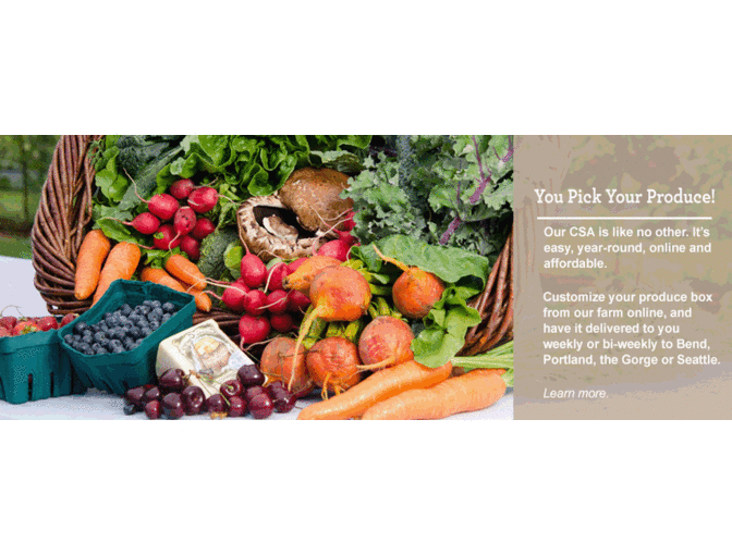 CSA 10-Box Subscription from Hood River Organics!