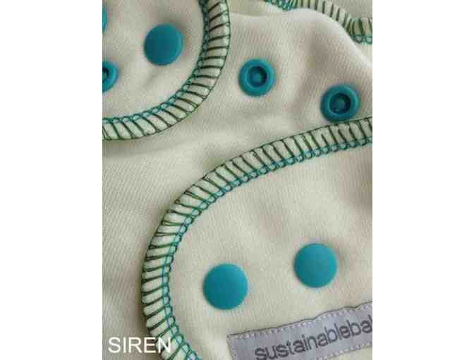 Calypso Snapless Cloth Diaper in the color 'Siren'