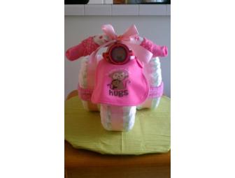 Customized Diaper Cake or Trike for Lucky Parents-to-Be