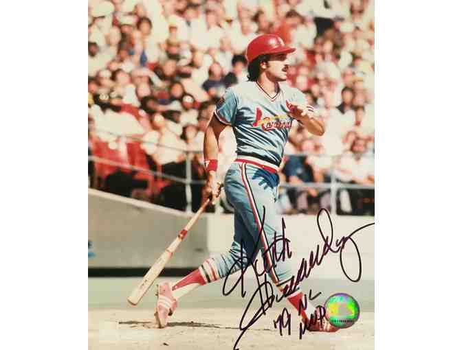 Autographed Baseball and Picture by Keith Hernandez and more