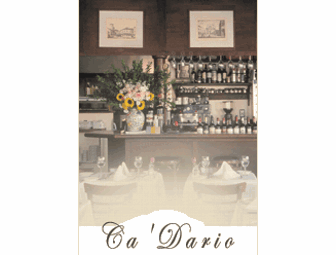 Dinner for Four at Ca' Dario