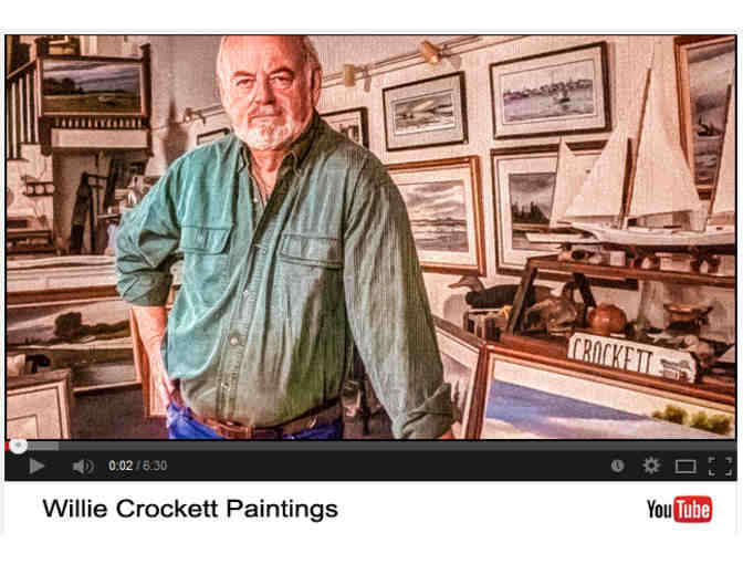 Original Willie Crockett Watercolor