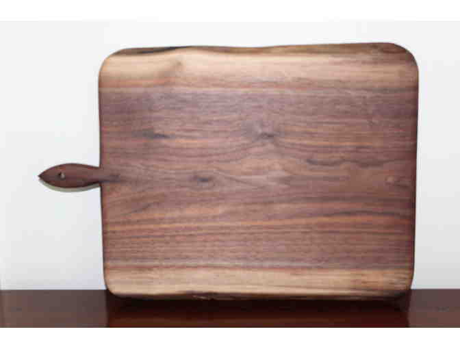 Gorgeous Hand-Carved Walnut Cutting Board from Windsor House