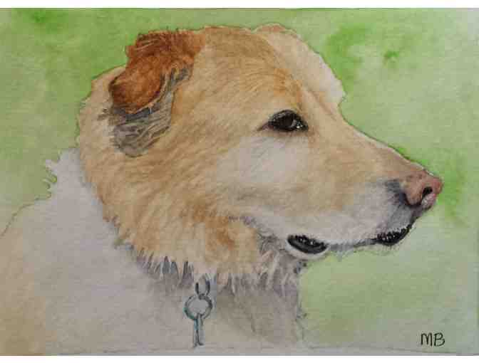 5 inch by 7 inch Pet Portrait by Melinda Blanchard