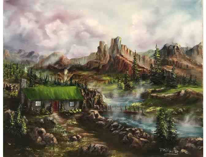 Landscape Painting: Zion National Park - Beautiful Oil Painting on Wrapped Canvas