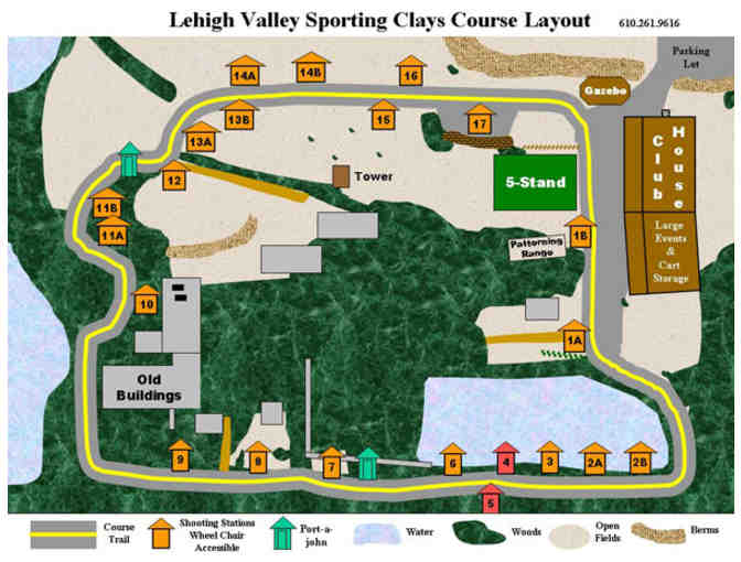 Lehigh Valley Sporting Clays - 1 Round of 100 Clay Targets
