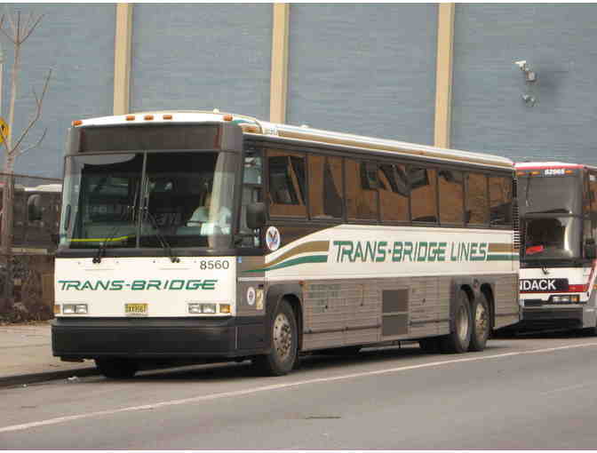 Two Roundtrip tickets to NYC on Trans-Bridge Lines
