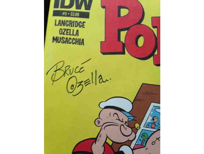 Autographed Popeye Comic Books