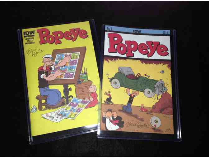 Autographed Popeye Comic Books