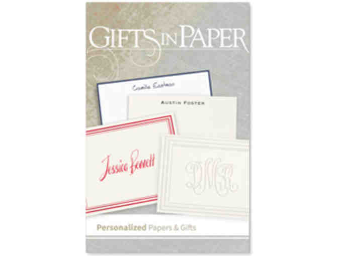 $100 Gift Certificate towards Personalized Stationery, etc. at The Paperbag