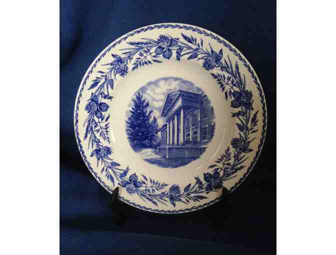 Single Cedar Crest College 1940s Wedgwood  Plate in Blue