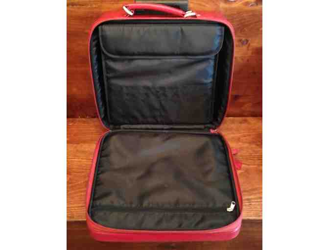 Day-Timer Red Rolling Carry-On Luggage