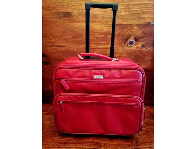 Day-Timer Red Rolling Carry-On Luggage