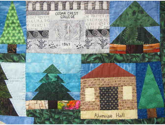 'Far Out On Cedar Crest' Handmade Wall Quilt