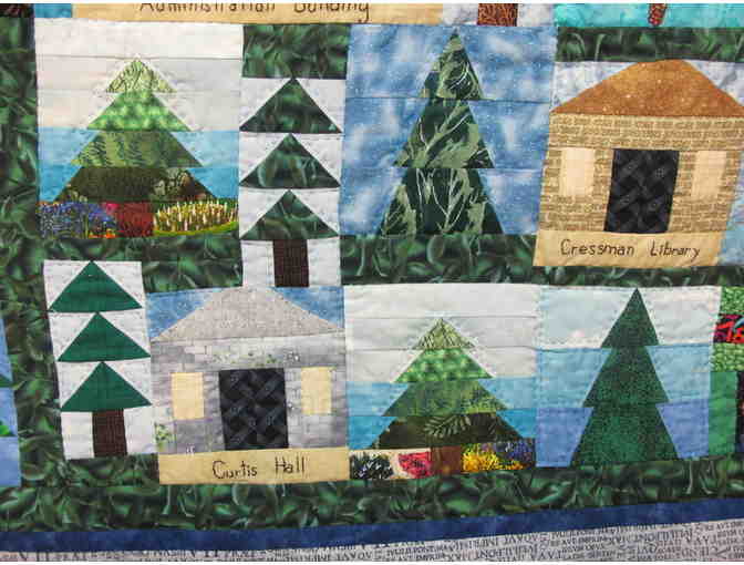 'Far Out On Cedar Crest' Handmade Wall Quilt