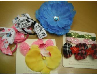 Handmade by Heather - young child hair accessory set (Package A)