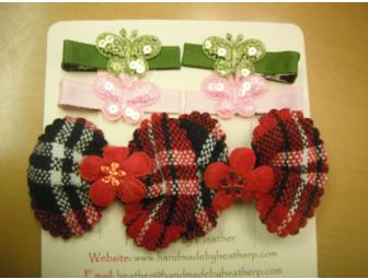 Handmade by Heather - young child hair accessory set (Package A)