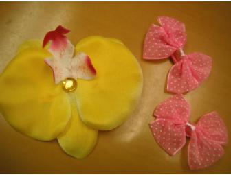 Handmade by Heather - young child hair accessory set (Package A)