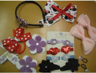 Handmade by Heather - young child hair accessory set (Package B)