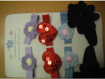 Handmade by Heather - young child hair accessory set (Package B)