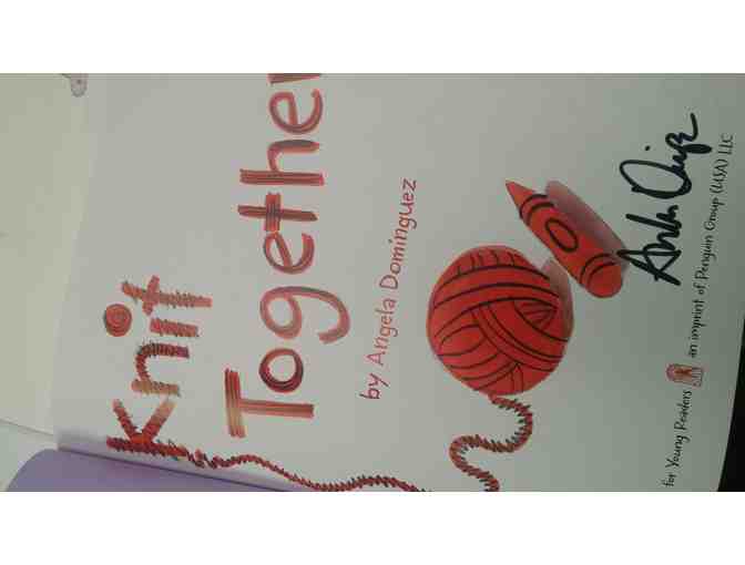 Children's Book - Knit Together - signed copy by Angela Dominguez