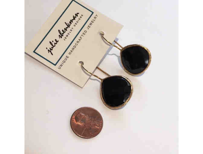 Julie Shenkman Designs - black onyx large briolettes earrings