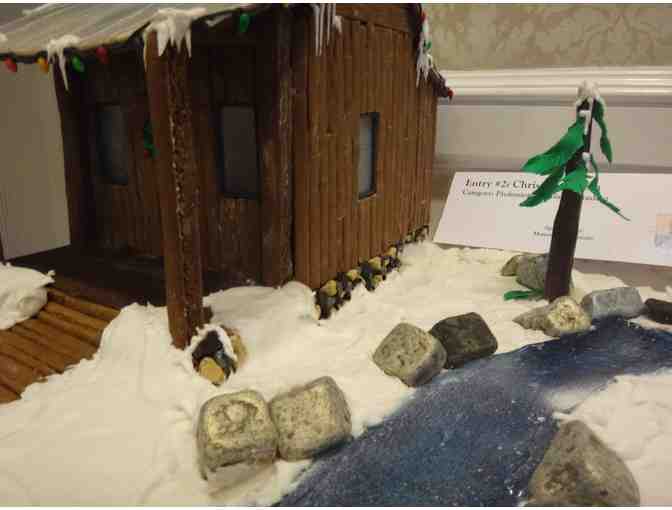 Gingerbread House #2 - prof/culinary student category - Christmas Cabin